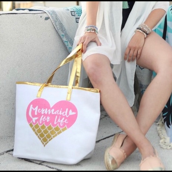 SALE ๐LAST ONE Mermaid ๐งโโ๏ธ For Life Tote Bag - Picture 2 of 6